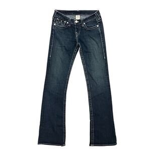 True Religion Low Rise Flared Jeans Size 28